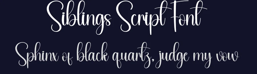 Siblings Script Font by andikastudio — Script Handwritten Font — thumbnail 2