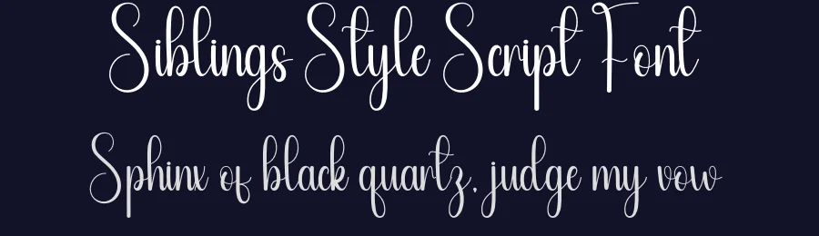 Siblings Style Script Font by andikastudio — Script Handwritten Font — thumbnail 2