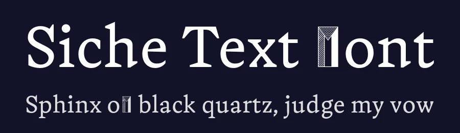 Siche Text Font by Caterina Santullo — Display Font — thumbnail 2