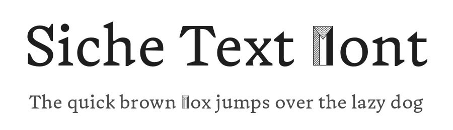 Siche Text Font by Caterina Santullo — Display Font