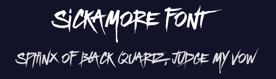 Sickamore Font by Sam Parrett — Script Handwritten Font — thumbnail 2