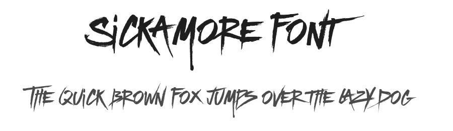 Sickamore Font by Sam Parrett β Script Handwritten Font