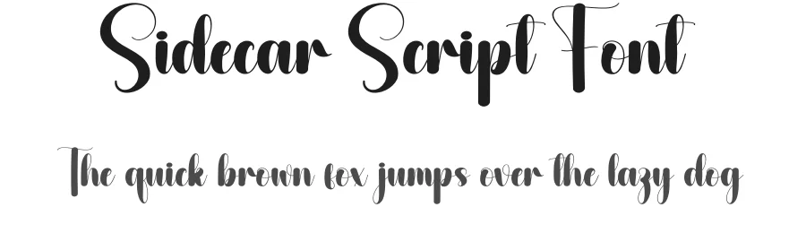Sidecar Script Font by creativeletter — Script Handwritten Font