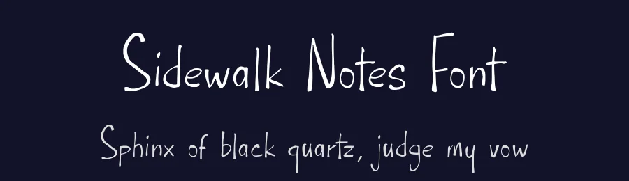 Sidewalk Notes Font by Timur type — Script Handwritten Font — thumbnail 2