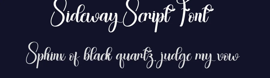 Sideway Script Font by andikastudio — Script Handwritten Font — thumbnail 2