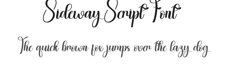 Sideway Script Font by andikastudio — Script Handwritten Font