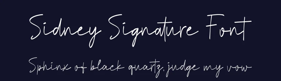 Sidney Signature Font by Funtype — Serif Font — thumbnail 2