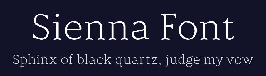 Sienna Font by Paulo Goode — Serif Font — thumbnail 2