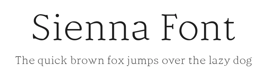 Sienna Font by Paulo Goode — Serif Font