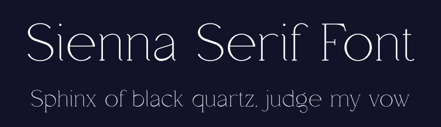 Sienna Serif Font by vpcreativeshop — Serif Font — thumbnail 2