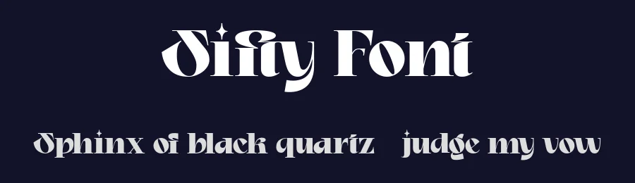 Sifty Font by Dharmas Studio — Decorative Font — thumbnail 2