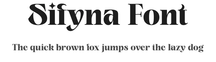 Sifyna Font by Rantautype — Serif Font