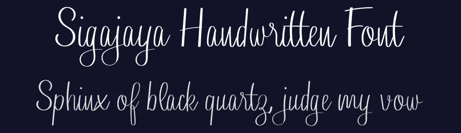 Sigajaya Handwritten Font by planetz studio — Script Handwritten Font — thumbnail 2