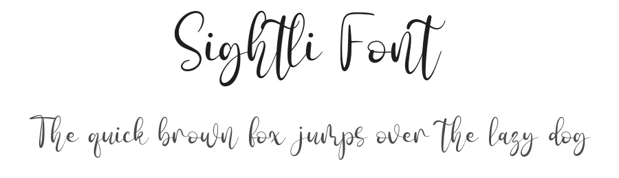Sightli Font by Forberas Foundry — Script Handwritten Font
