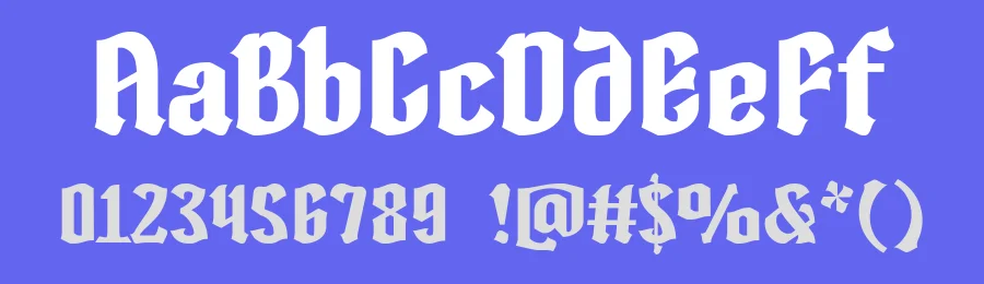 Sigma Boy Font by mixjpg — Blackletter Font — thumbnail 3
