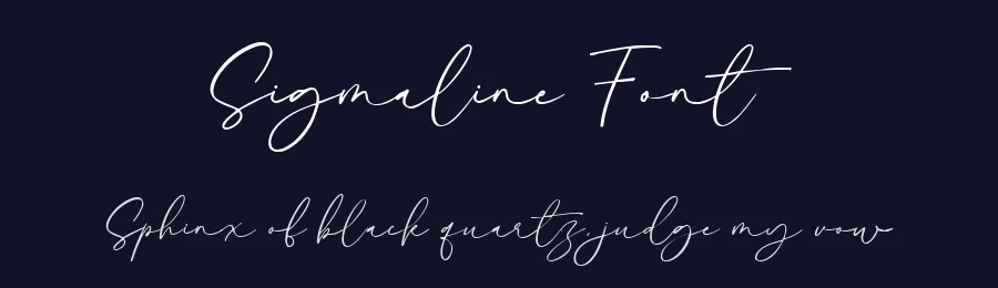 Sigmaline Font by metafontsy — Script Handwritten Font — thumbnail 2