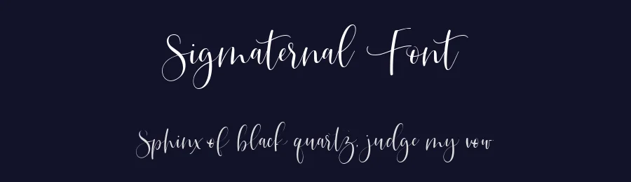 Sigmaternal Font by metafontsy — Script Handwritten Font — thumbnail 2