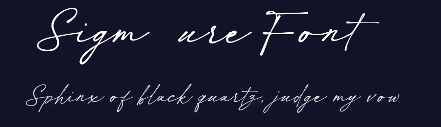 Sigmature Font by bodig — Script Handwritten Font — thumbnail 2