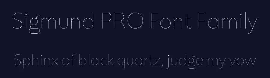 Sigmund PRO Font Family by Borutta Group — Sans Serif Font — thumbnail 2