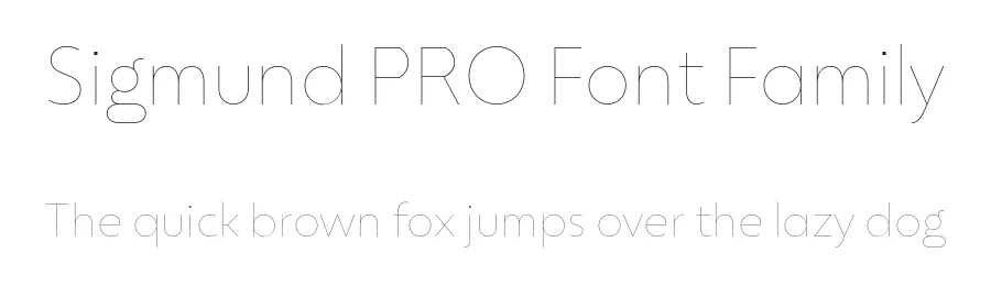 Sigmund PRO Font Family by Borutta Group — Sans Serif Font