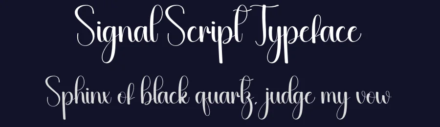 Signal Script Typeface by andikastudio — Script Handwritten Font — thumbnail 2