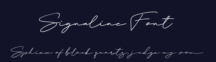Signaline Font by metafontsy — Script Handwritten Font — thumbnail 2