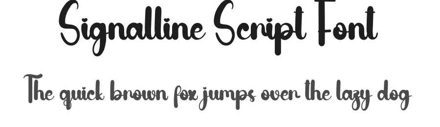 Signalline Script Font by andikastudio — Script Handwritten Font