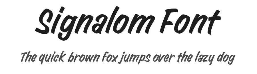 Signalom Font by AZSType — Script Handwritten Font