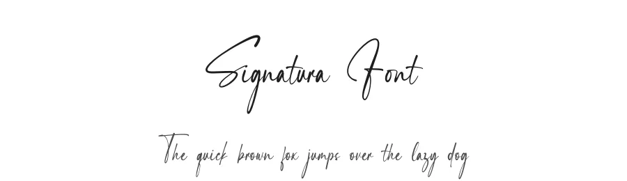 Signatura Font by Dipati Creator — Script Handwritten Font