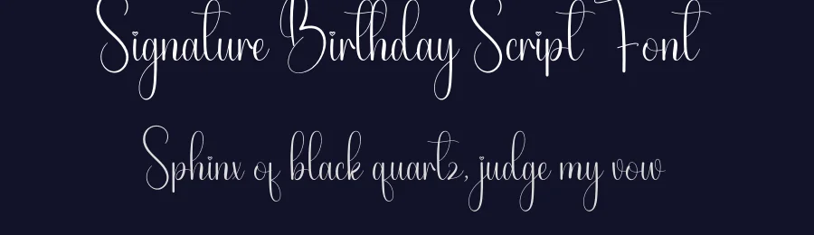 Signature Birthday Script Font by andikastudio — Script Handwritten Font — thumbnail 2