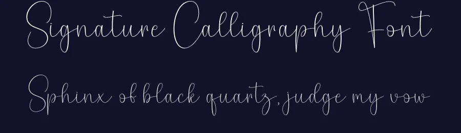 Signature Calligraphy Font by creativeletter — Script Handwritten Font — thumbnail 2