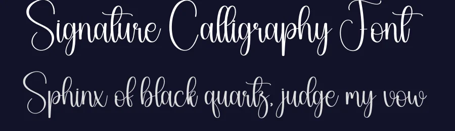 Signature Calligraphy Font by creativeletter — Script Handwritten Font — thumbnail 2