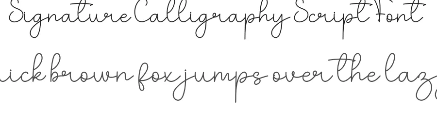 Signature Calligraphy Script Font by inermediaSTUDIO — Script Handwritten Font