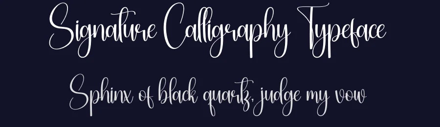 Signature Calligraphy Typeface by andikastudio — Script Handwritten Font — thumbnail 2
