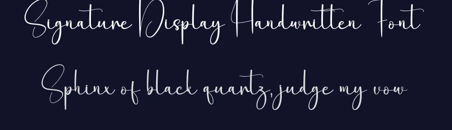 Signature Display Handwritten Font by andikastudio — Script Handwritten Font — thumbnail 2