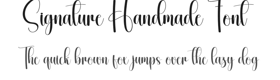 Signature Handmade Font by creativeletter — Script Handwritten Font