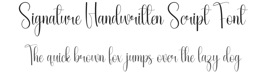 Signature Handwritten Script Font by andikastudio — Script Handwritten Font