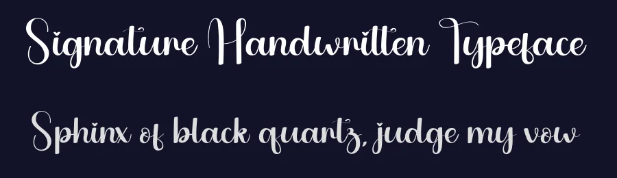 Signature Handwritten Typeface by andikastudio — Script Handwritten Font — thumbnail 2