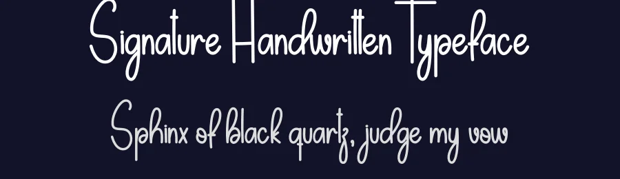 Signature Handwritten Typeface by andikastudio — Script Handwritten Font — thumbnail 2