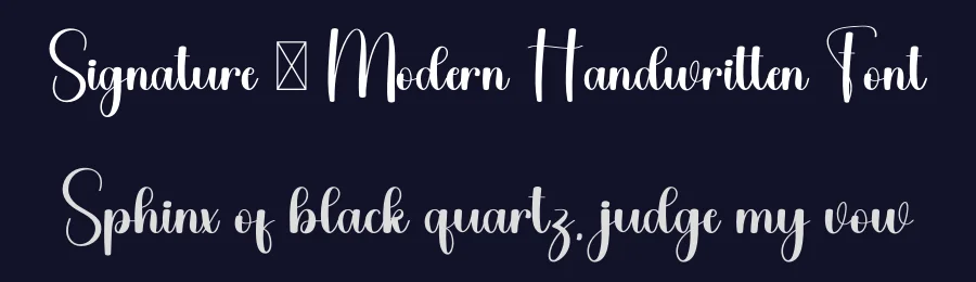Signature – Modern Handwritten Font by freshtypeink — Script Handwritten Font — thumbnail 2