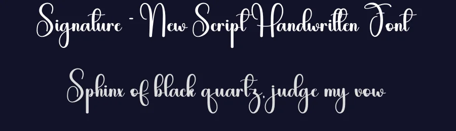 Signature – New Script Handwritten Font by andikastudio — Script Handwritten Font — thumbnail 2