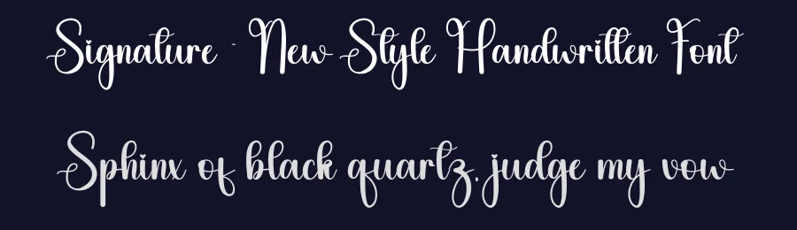 Signature – New Style Handwritten Font by andikastudio — Script Handwritten Font — thumbnail 2