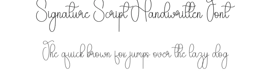 Signature Script Handwritten Font by andikastudio — Script Handwritten Font