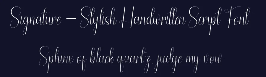 Signature – Stylish Handwritten Script Font by andikastudio — Script Handwritten Font — thumbnail 2
