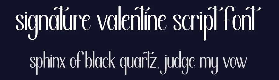 Signature Valentine Script Font by andikastudio — Display Font — thumbnail 2