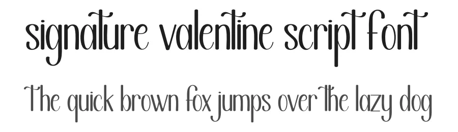 Signature Valentine Script Font by andikastudio — Display Font
