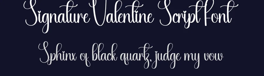 Signature Valentine Script Font by creativeletter — Script Handwritten Font — thumbnail 2