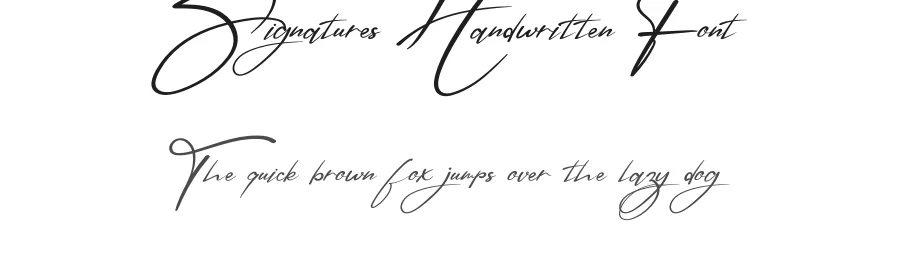 Signatures Handwritten Font by andikastudio — Script Handwritten Font