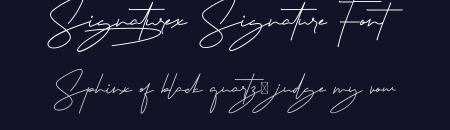 Signaturex Signature Font by nihstudio — Script Handwritten Font — thumbnail 2