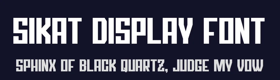 Sikat Display Font by DUMADI — Sans Serif Font — thumbnail 2